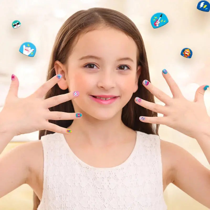 Kids Nail Sticker Set — Over 520 Creative, Waterproof Designs