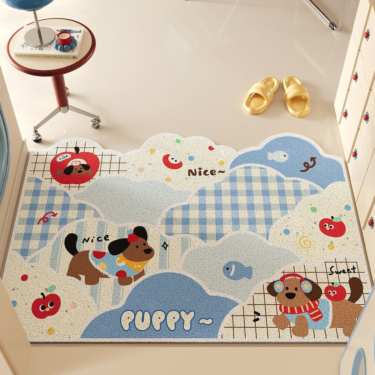 Kids Playful Puppy Area Rug