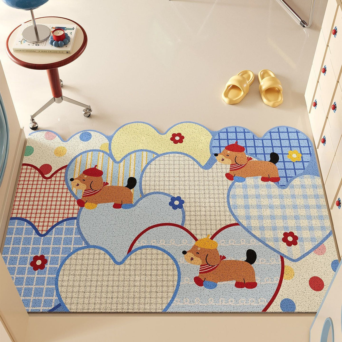 Kids Playful Puppy Area Rug
