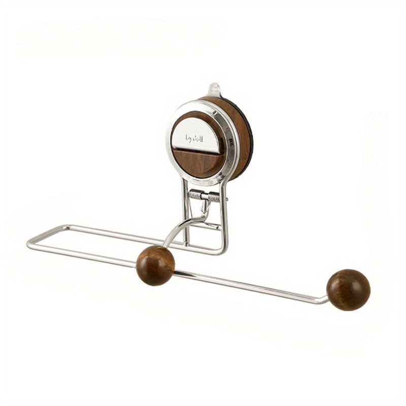 KitchenGrip Roll Holder – Stainless Steel Paper Towel Holder with Suction Cup