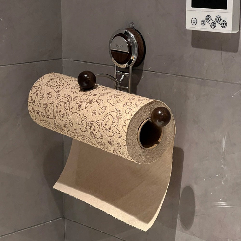 KitchenGrip Roll Holder – Stainless Steel Paper Towel Holder with Suction Cup