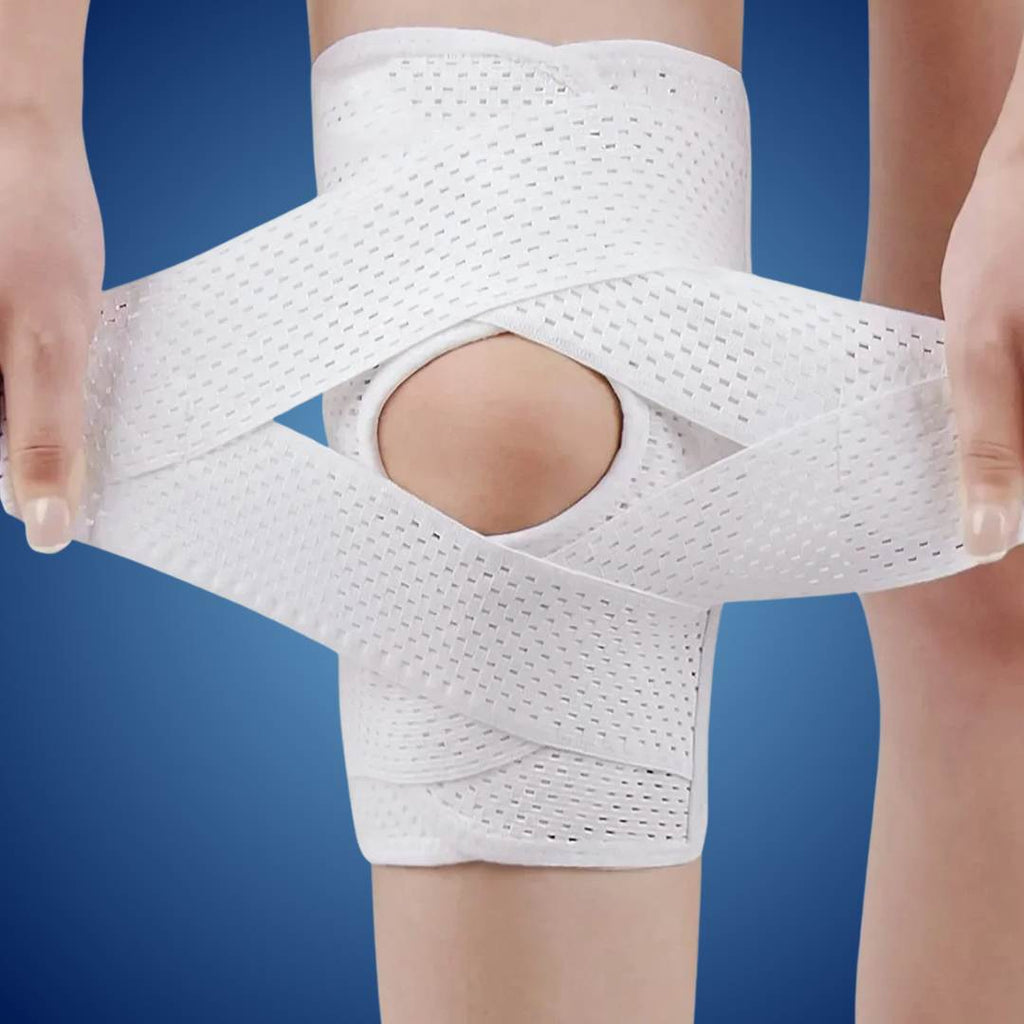 Knee Pads for Pain Relief with Compression Springs & Adjustable Tension Strap
