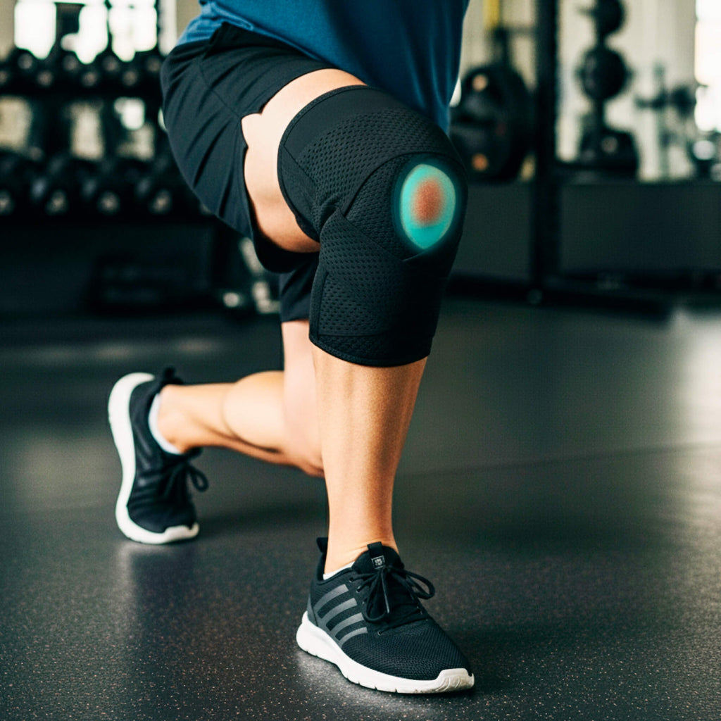Knee Pads for Pain Relief with Compression Springs & Adjustable Tension Strap