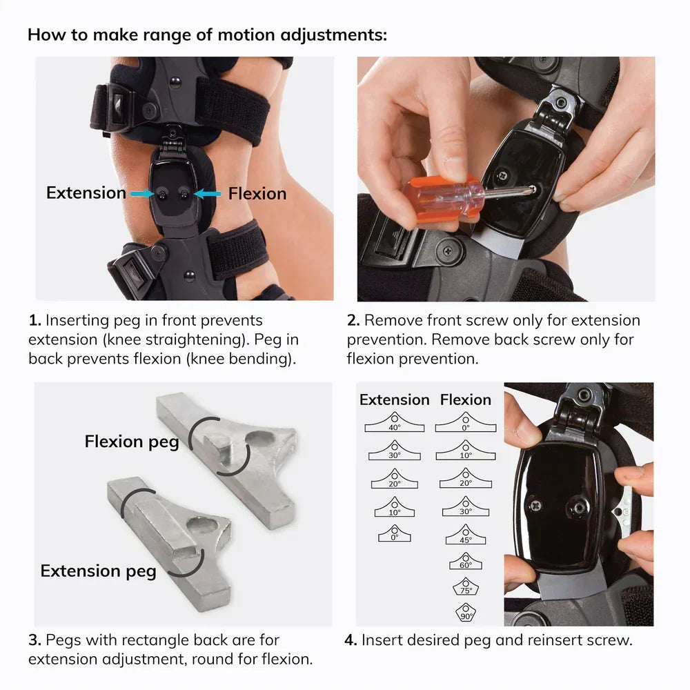 KneeEase Adjustable Knee Brace with Joint Support