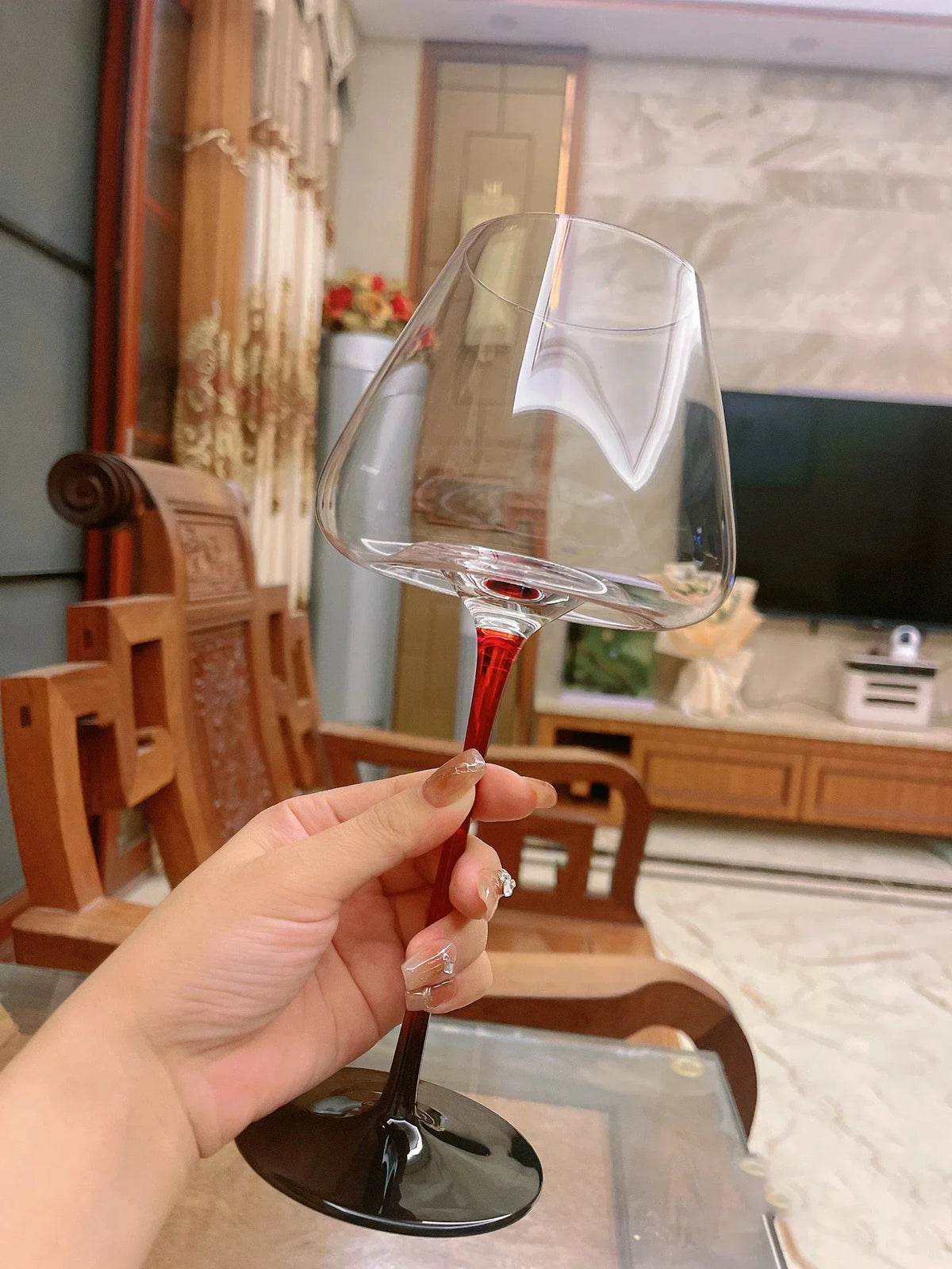 Large Capacity Wine Glass – 720ml Crystal Burgundy Glass