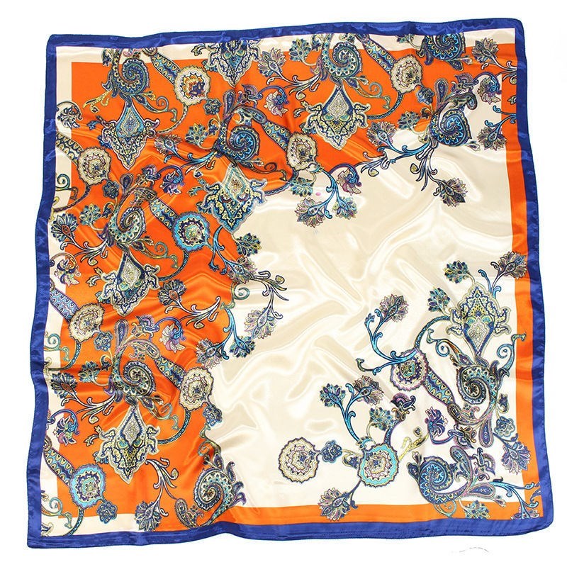 Large Square Silk Scarf – Versatile Everyday Accessory