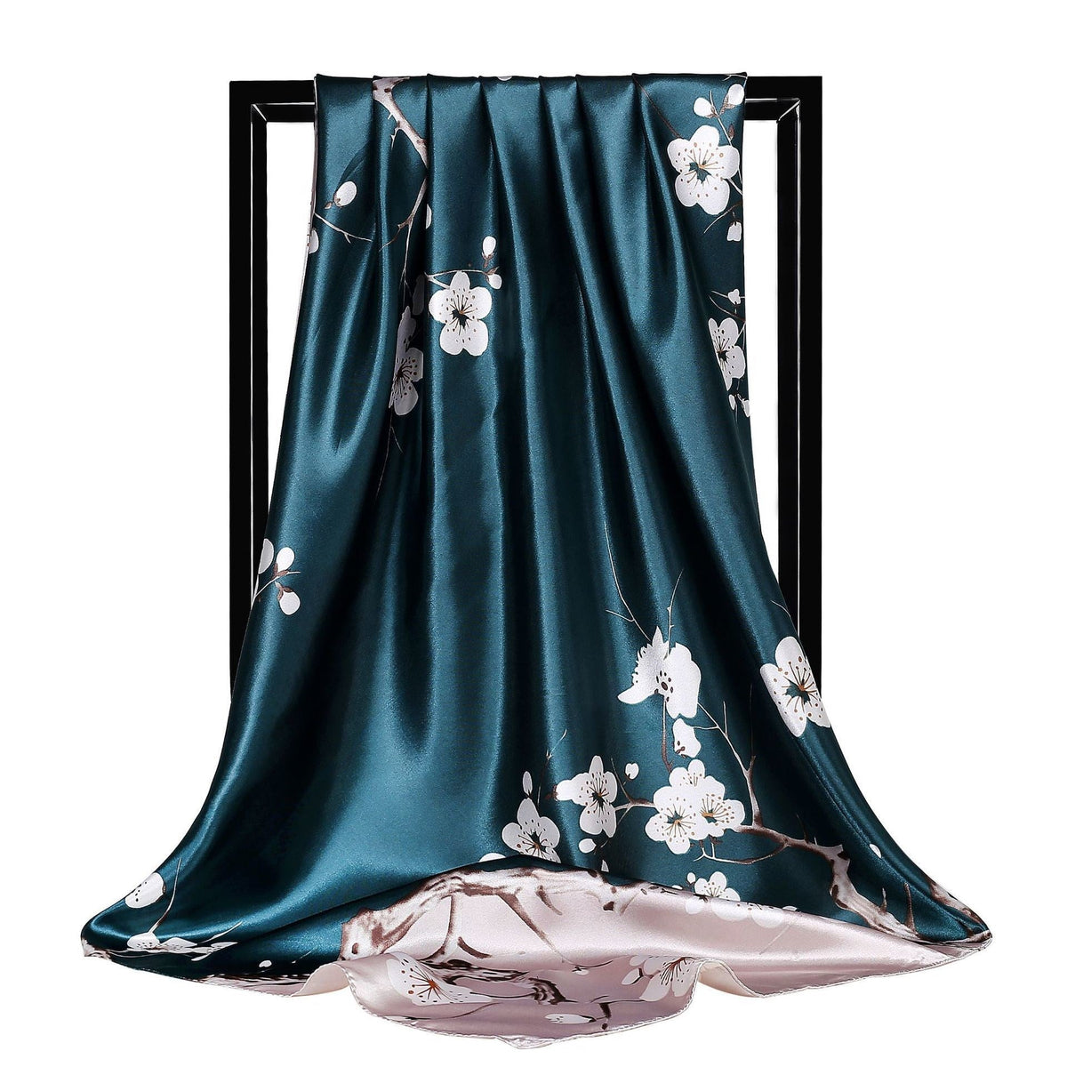 Large Square Silk Scarf – Versatile Everyday Accessory