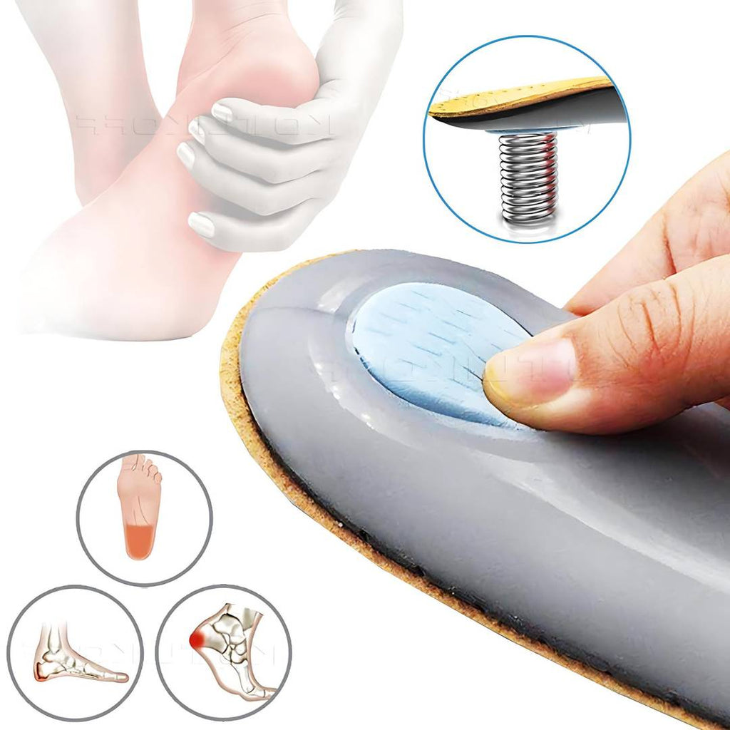 LeatherGuard Orthopedic Leather Shoe Insole | Shock Absorption - Arch Support - Comfortable Insole - Foot Pain Relief - 