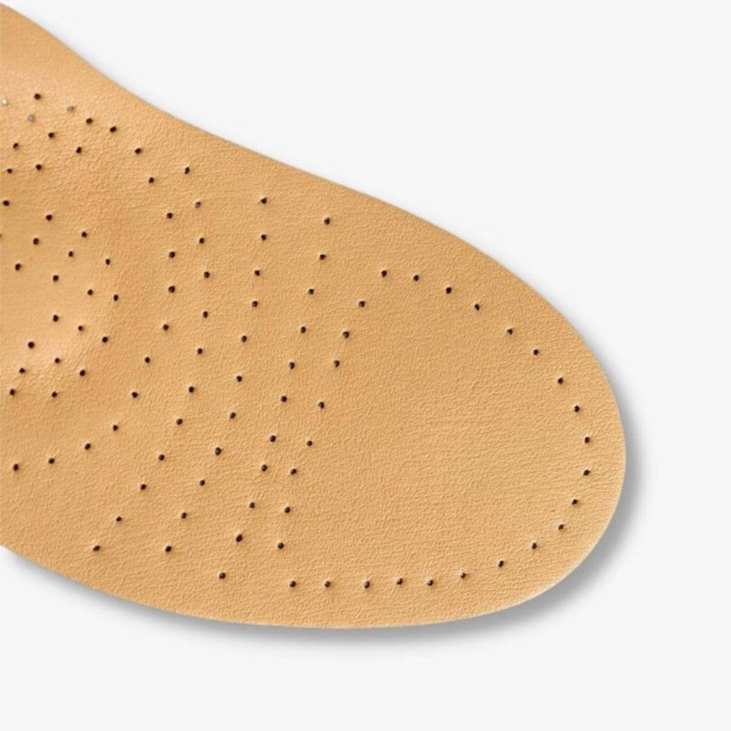 LeatherGuard Orthopedic Leather Shoe Insole | Shock Absorption - Arch Support - Comfortable Insole - Foot Pain Relief - 
