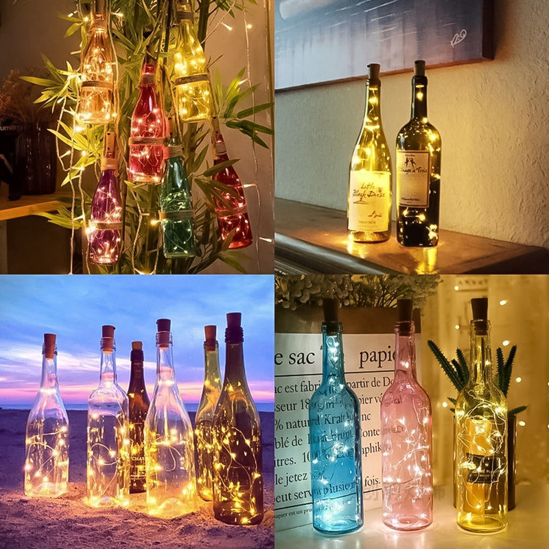 LED Bottle Light Cork Stopper – DIY Decor & Gift