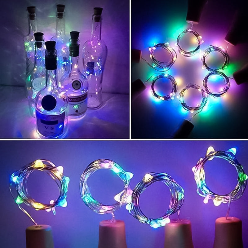 LED Bottle Light Cork Stopper – DIY Decor & Gift