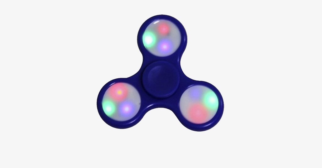 LED Fidget Spinner – Stress Relief Toy with Light-Up Action