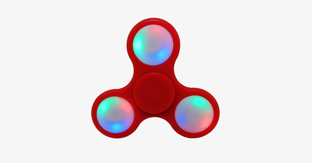 LED Fidget Spinner – Stress Relief Toy with Light-Up Action