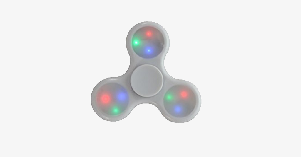 LED Fidget Spinner – Stress Relief Toy with Light-Up Action