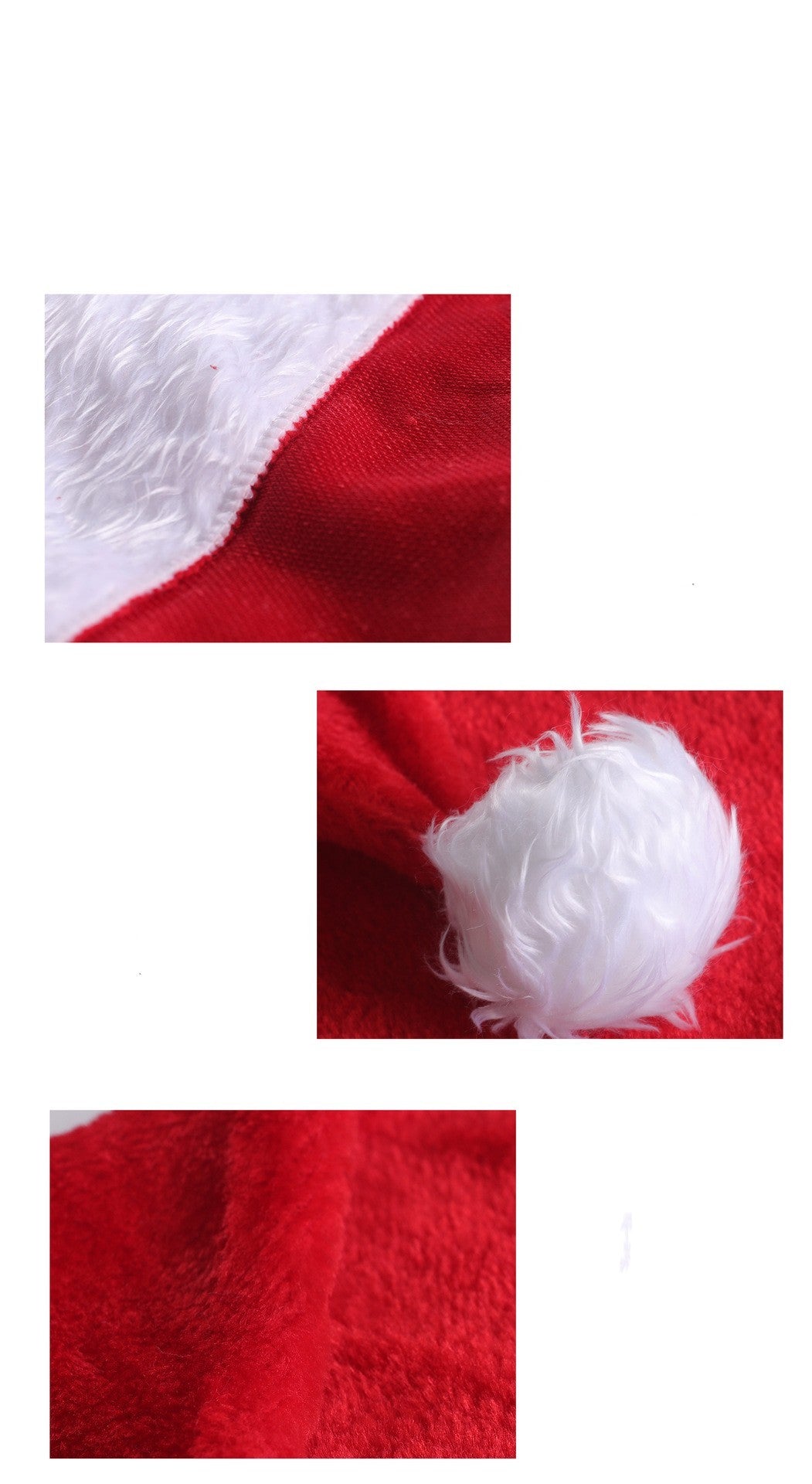 Light-Up Christmas Santa Hat with LED Lights – Soft Plush Holiday Hat
