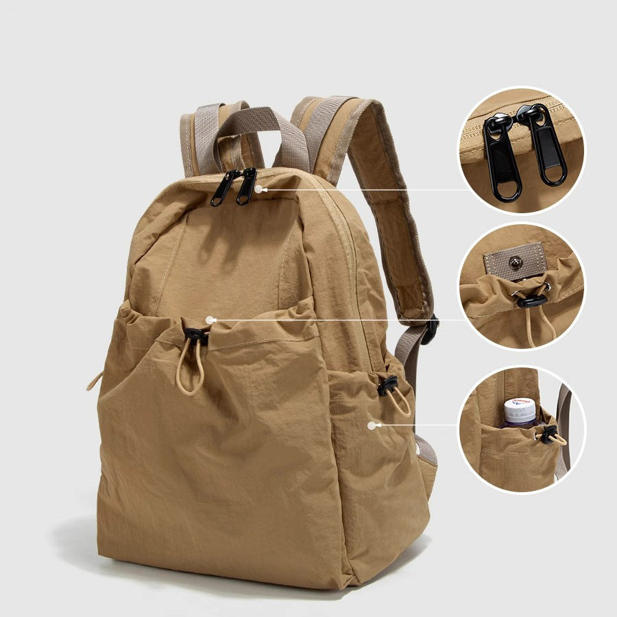 Lightweight Waterproof Nylon Travel Backpack