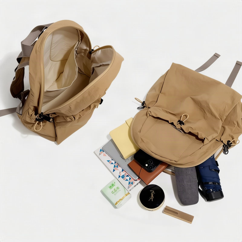 Lightweight Waterproof Nylon Travel Backpack