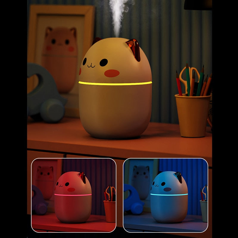 Lola Humidifier – 2-in-1 Glowing Humidifier & Nightlight for Your Home