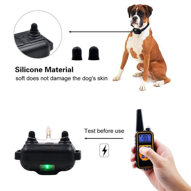Long Range Waterproof Electric Dog Training Collar