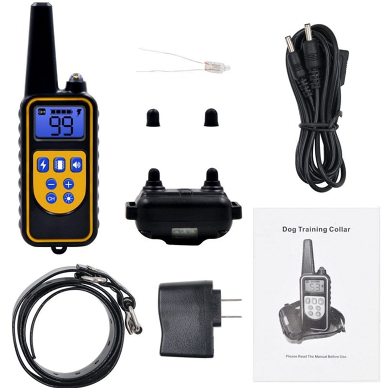 Long Range Waterproof Electric Dog Training Collar