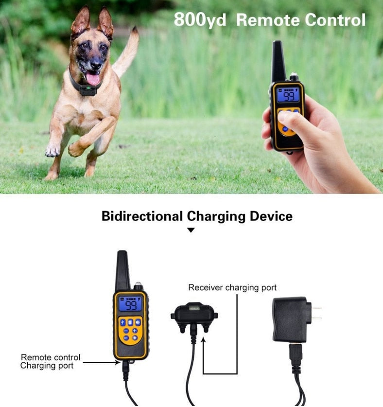Long Range Waterproof Electric Dog Training Collar