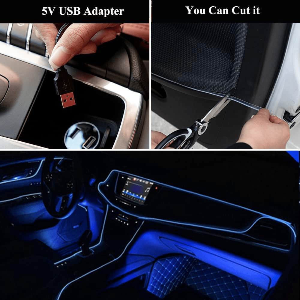 LumiRide LED Light Strip for Car Interiors