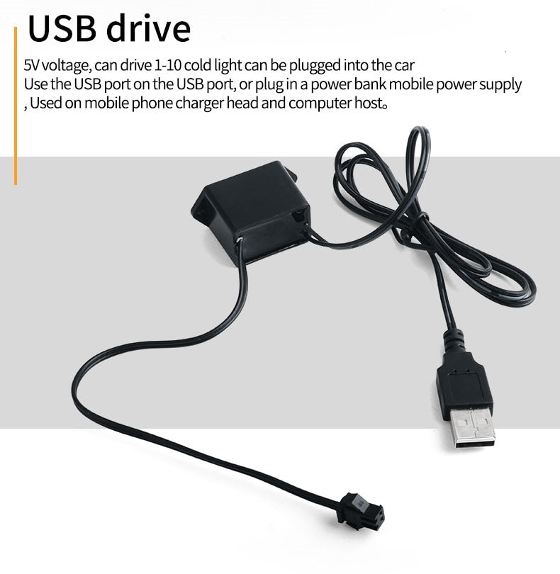 LumiRide LED Light Strip for Car Interiors