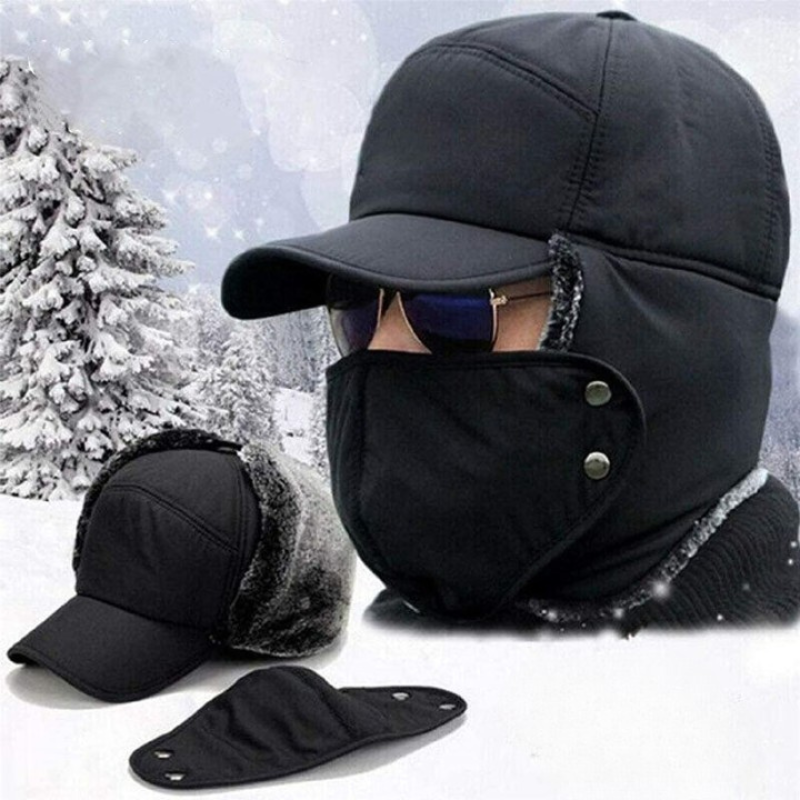 LuxGuard Windproof Beanie with Ear Protection