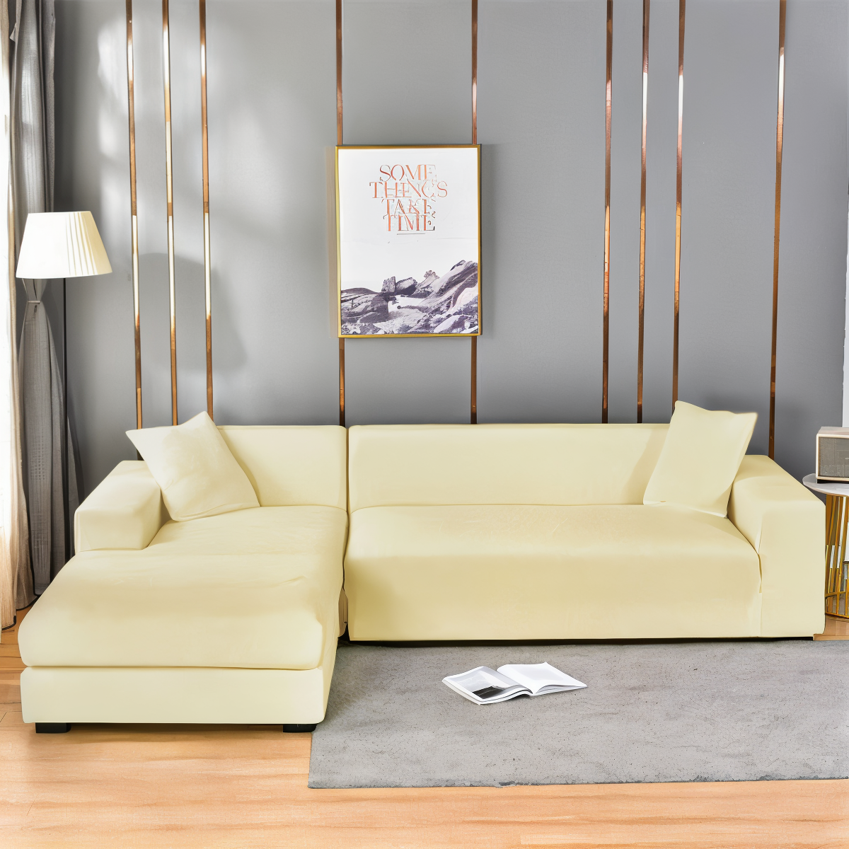 LuxuriFit Sofa Cover – Elegant Protection with Ultimate Comfort