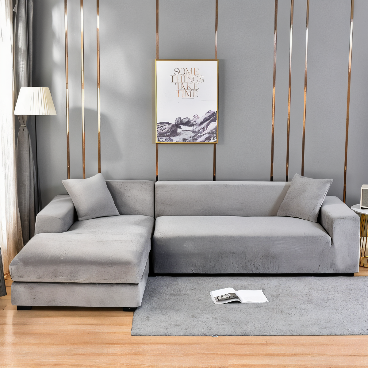 LuxuriFit Sofa Cover – Elegant Protection with Ultimate Comfort