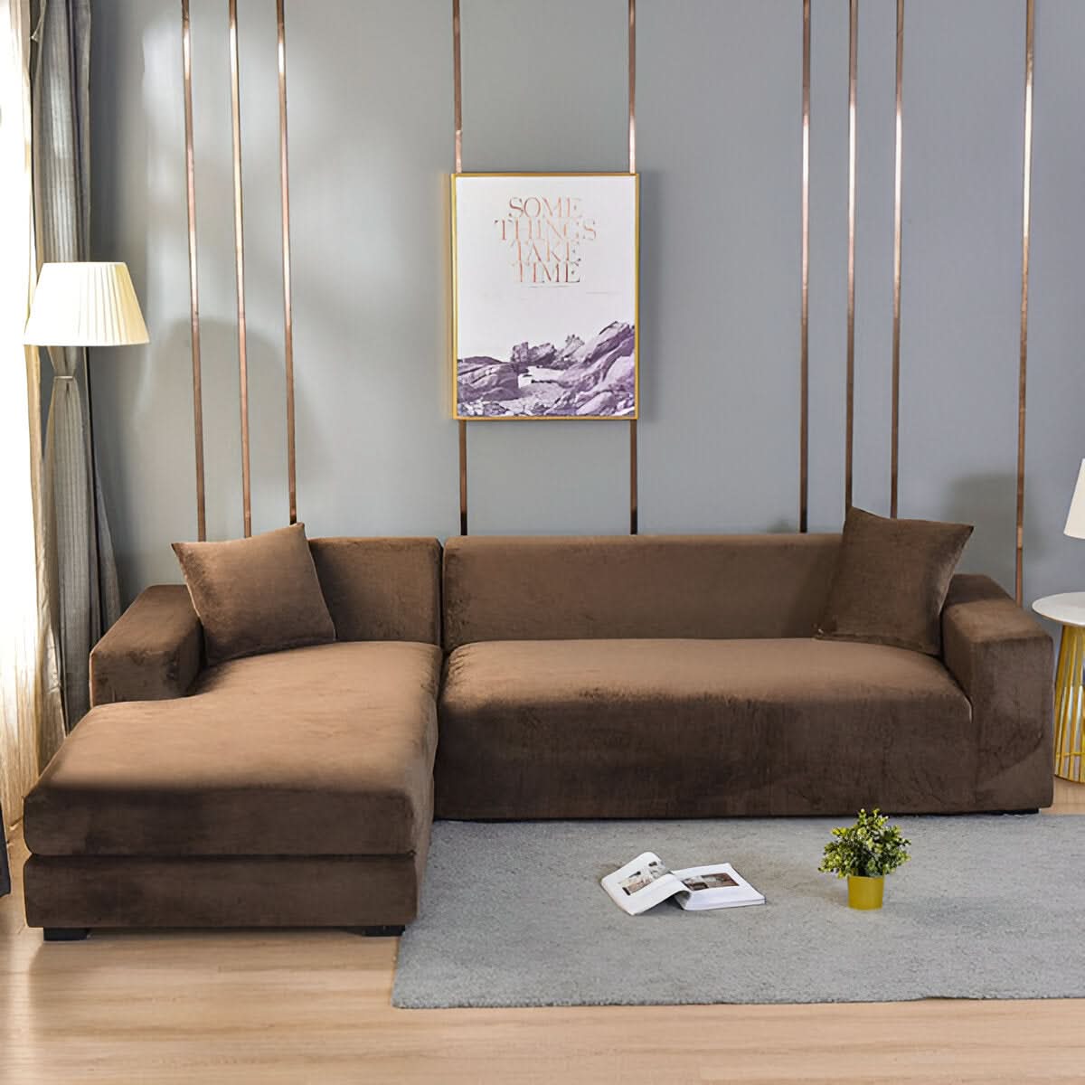LuxuriFit Sofa Cover – Elegant Protection with Ultimate Comfort