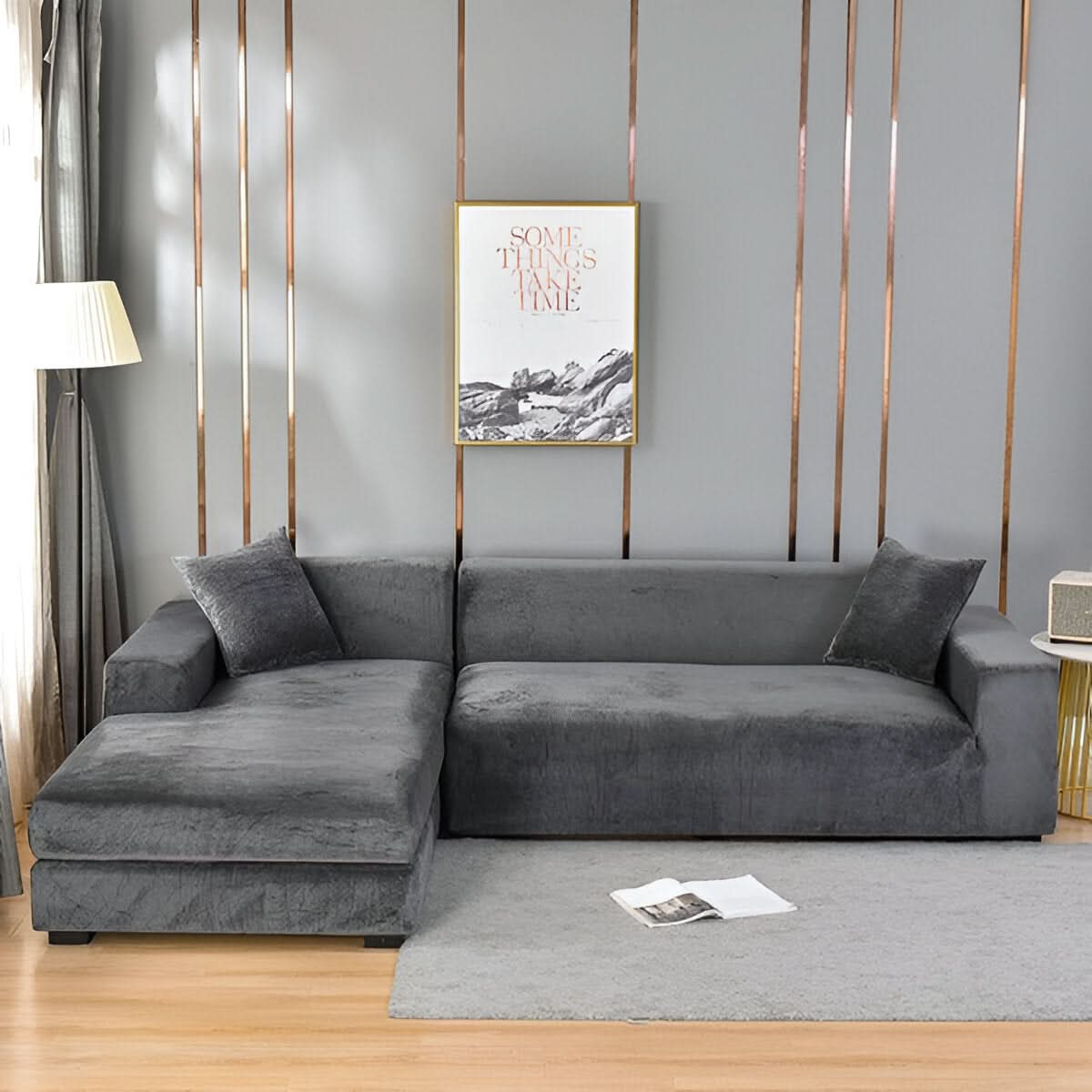 LuxuriFit Sofa Cover – Elegant Protection with Ultimate Comfort
