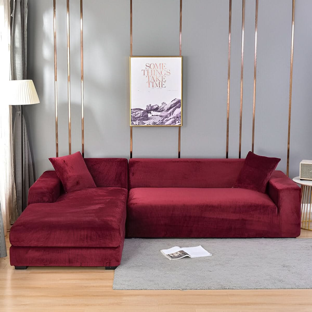 LuxuriFit Sofa Cover – Elegant Protection with Ultimate Comfort