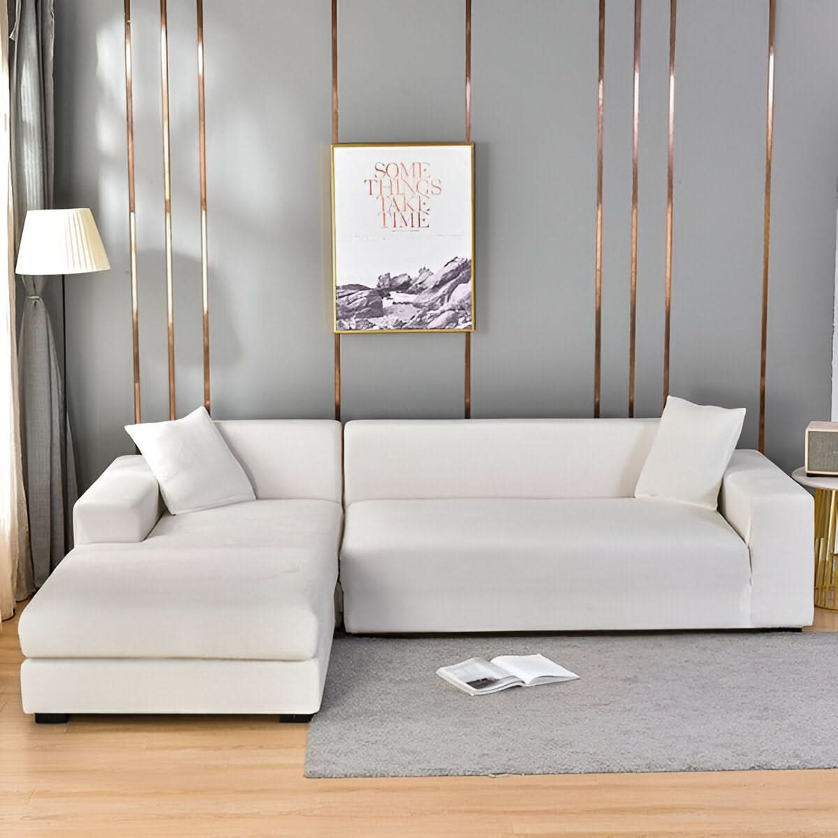LuxuriFit Sofa Cover – Elegant Protection with Ultimate Comfort