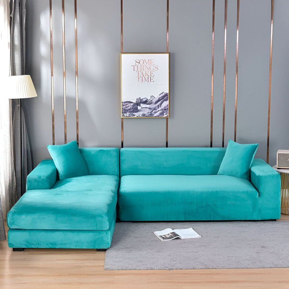 LuxuriFit Sofa Cover – Elegant Protection with Ultimate Comfort