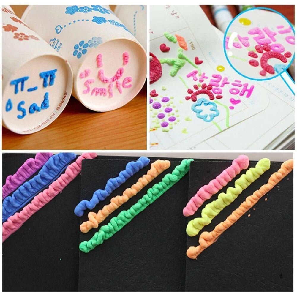 Magic Pen – Draw 3D with One Stroke! DIY Bubble Magic Drawing Pens