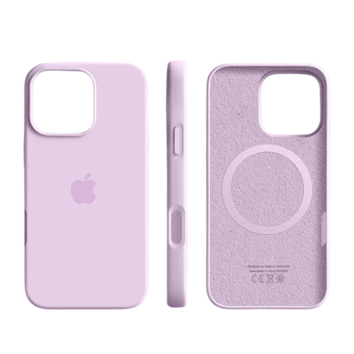 Magnetic silicone case with soft-touch surface for iPhone