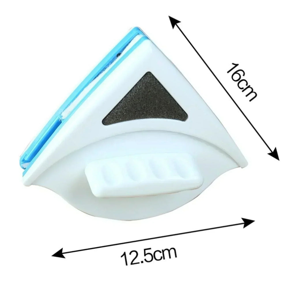 Magnetic Window Cleaner, Double-Sided for 3–8 mm Glass, Streak-Free