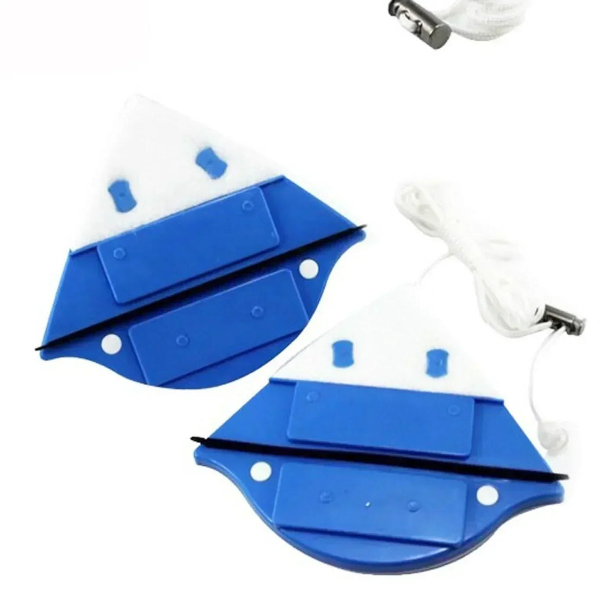 Magnetic Window Cleaner, Double-Sided for 3–8 mm Glass, Streak-Free