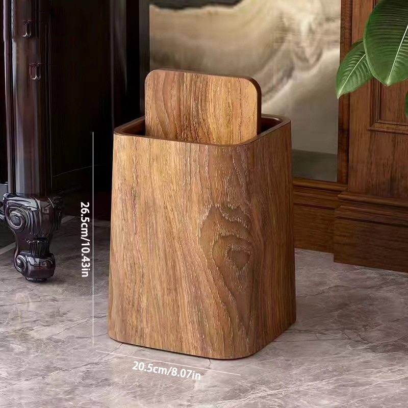 Marble Trash Can | Elegant Swivel Lid