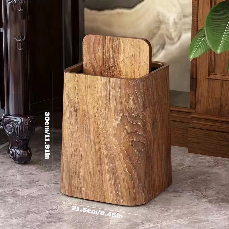 Marble Trash Can | Elegant Swivel Lid