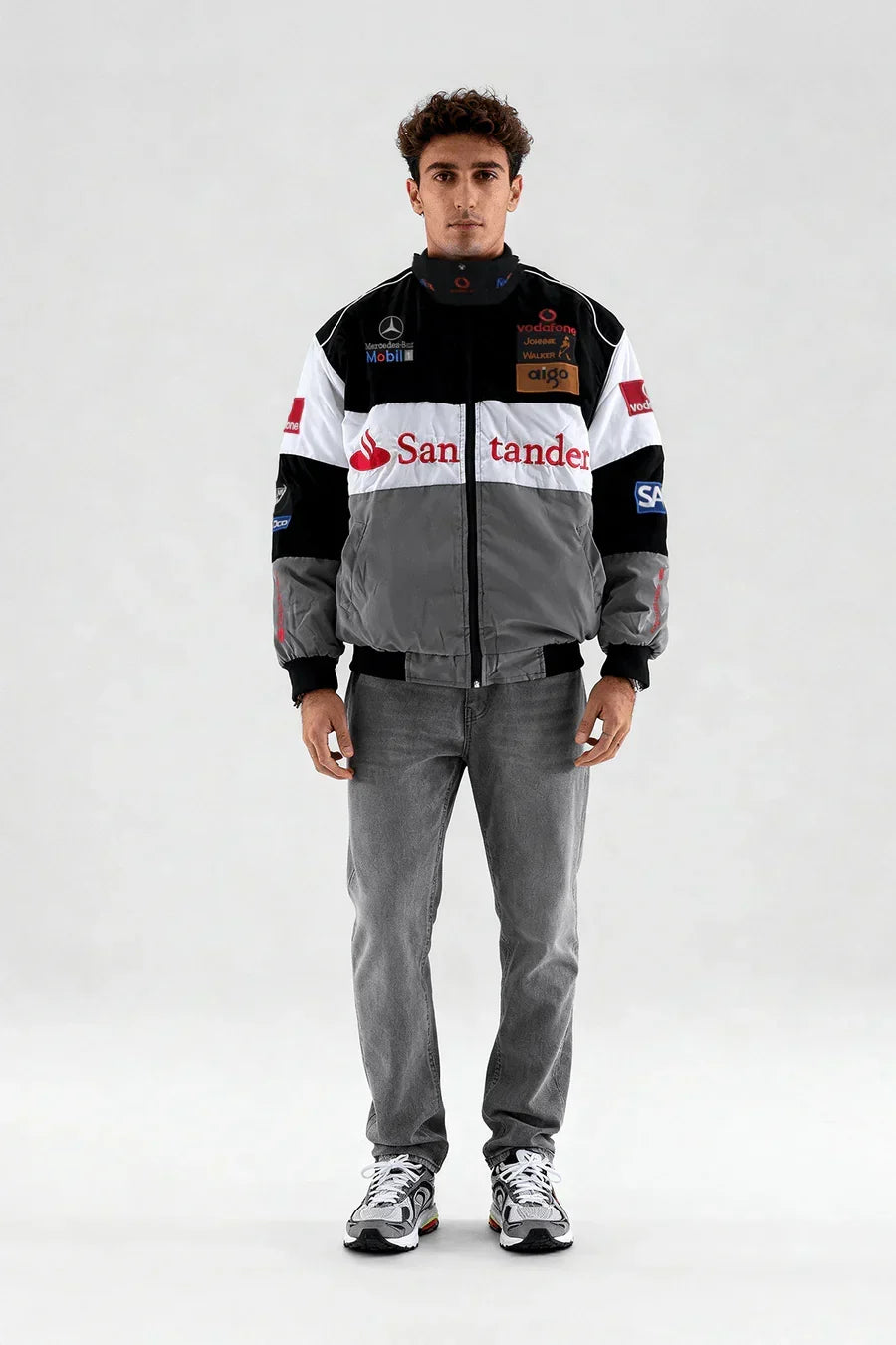 McLaren F1 × Mercedes-Benz Vintage Racing Jacket – Unisex – Retro