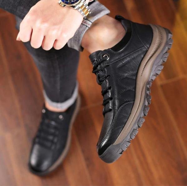 Men's Orthopedic Shoes in Genuine Leather
