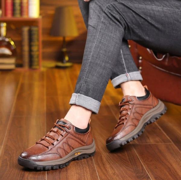 Men's Orthopedic Shoes in Genuine Leather