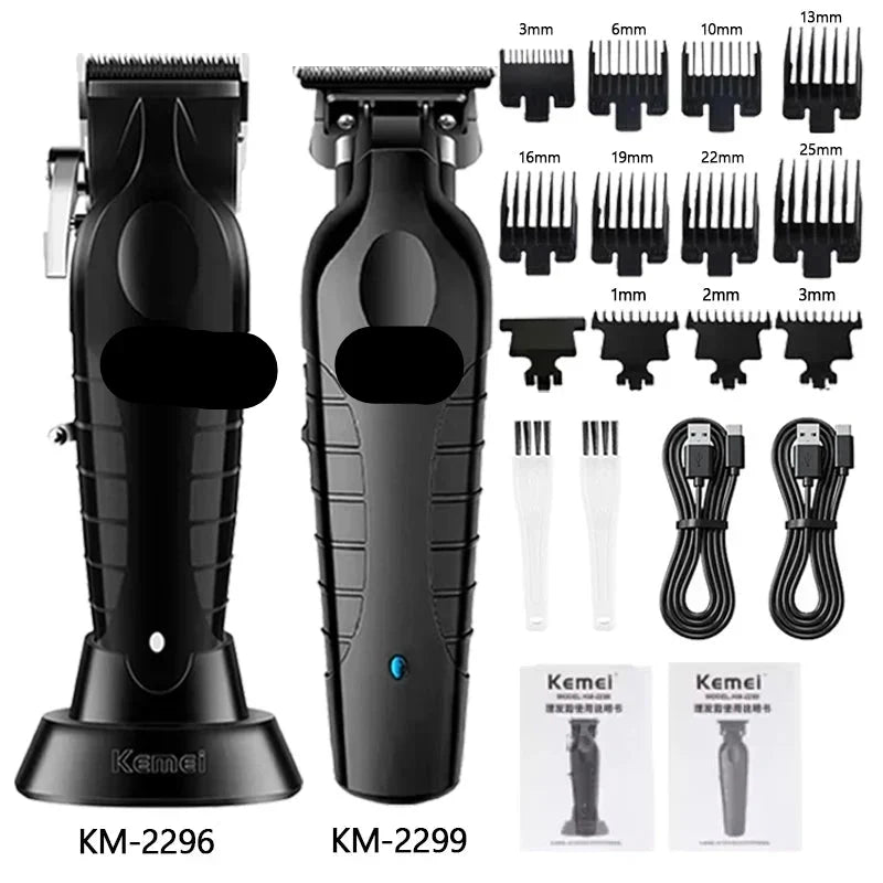 Men's Professional Electric Hair Clipper & Shaver Kit
