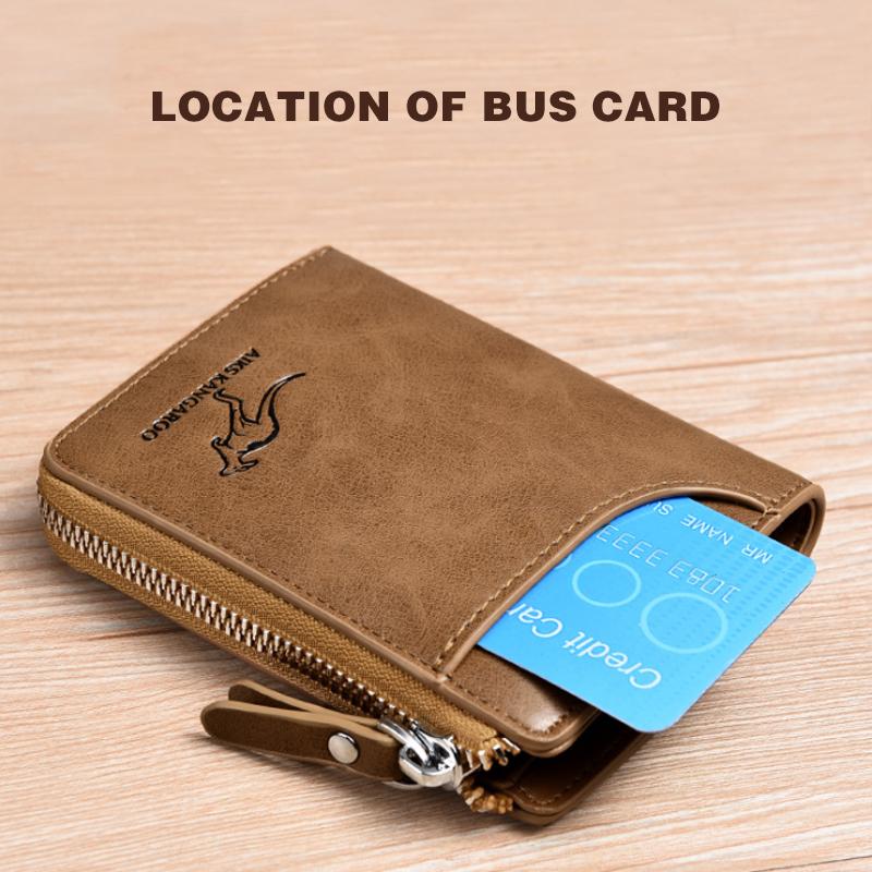 Men's RFID Blocking Leather Wallet
