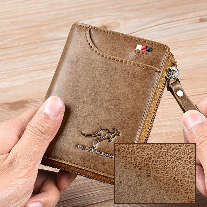 Men's RFID Blocking Leather Wallet