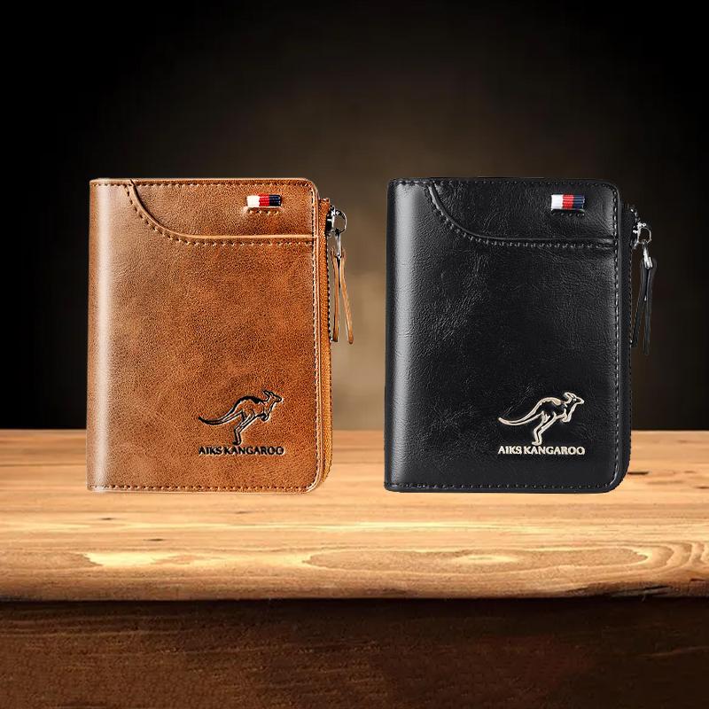 Men's RFID Blocking Leather Wallet
