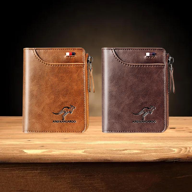 Men's RFID Blocking Leather Wallet