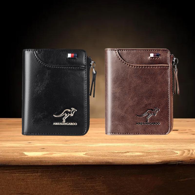 Men's RFID Blocking Leather Wallet